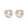 E-623 xuping no stone simple ladies earrings hoops stainless steel