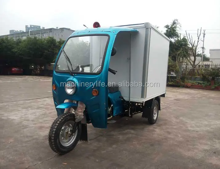 China Factory Price 1.8 Meter Length Container 175cc Air Cool Engine Cargo Tricycle on Sale