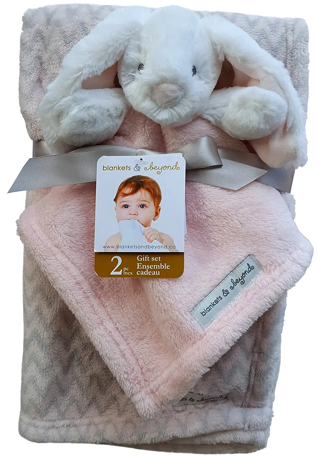 Buy Blankets Beyond Pink Rosette Bunny Nunu Baby Security Blanket In Cheap Price On Alibabacom