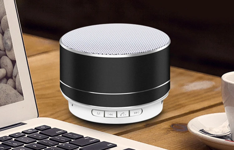 Customized logo print mini wireless speaker with FM radio - ANKUX.COM