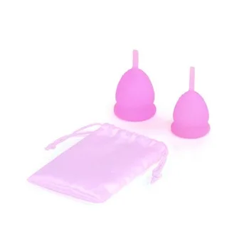 

Feminine Hygiene Health Period Medical Silicone Menstrual Cup, Pink custom color