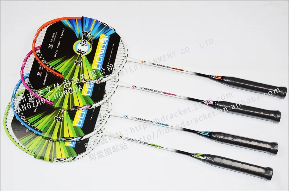 New Style Carbon&aluminium One Piece Badminton Racket Without T-joint ...