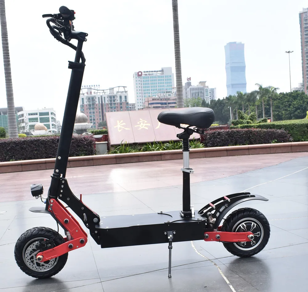 China cheap High powerful two motor e scooters 60v2400W  electric scooter with seat for adults