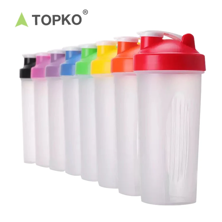 

Personalized 600ml gym water bottle protein mixing shaker bottle, Existing color or custom color