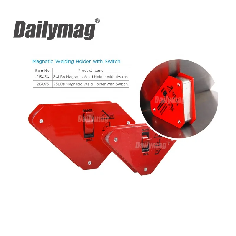
30 65LBS Arrow Magnetic Angle Welding Holder with Switch 