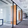 office partition demountable partition glass partition steel profile double glass system