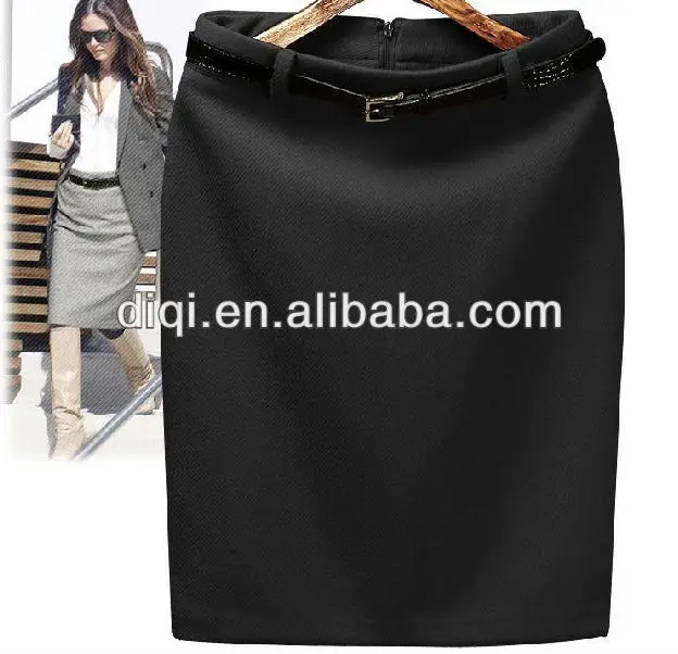 High quality sexy Girls Wrap Skirt black plus size skirt for lady