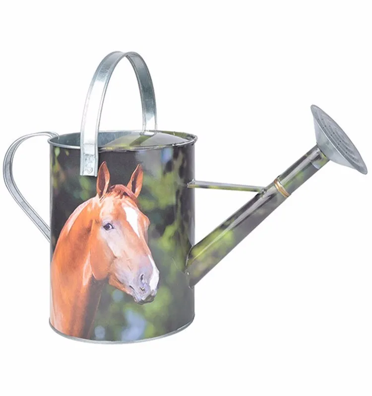 Esschert Design Farm Animal Style Zinc Galvanized Cute Cow Prints Metal