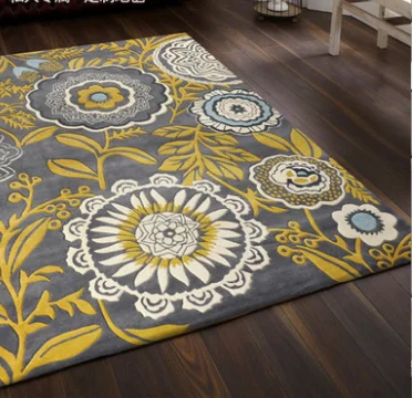 Durable floral design Luxury woolen carpets Factory Made Quality European style handmade Carpet Rugs For Living Room Carpets