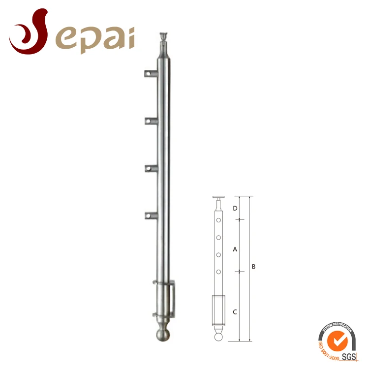 

epai EPAI 2019 Foshan Stainless Steel Stair Handrail Balustrades Post (LG-098)