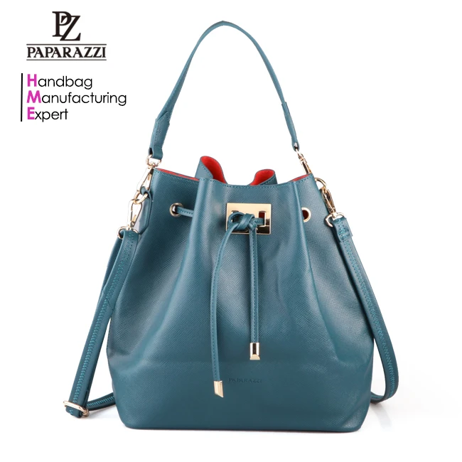 

3948 Made in Myanmar manufacturer wholesale fashion designer brand custom logo women bucket bag ladies shoulder bag handbag, Blue color, various colors available