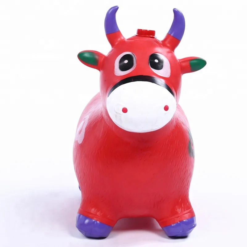 
Wholesale strong quality kids jumping animal toy with painting and musical 