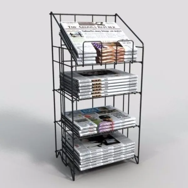 Customized Used Instructions Brochure Newspaper Display Racks Buy