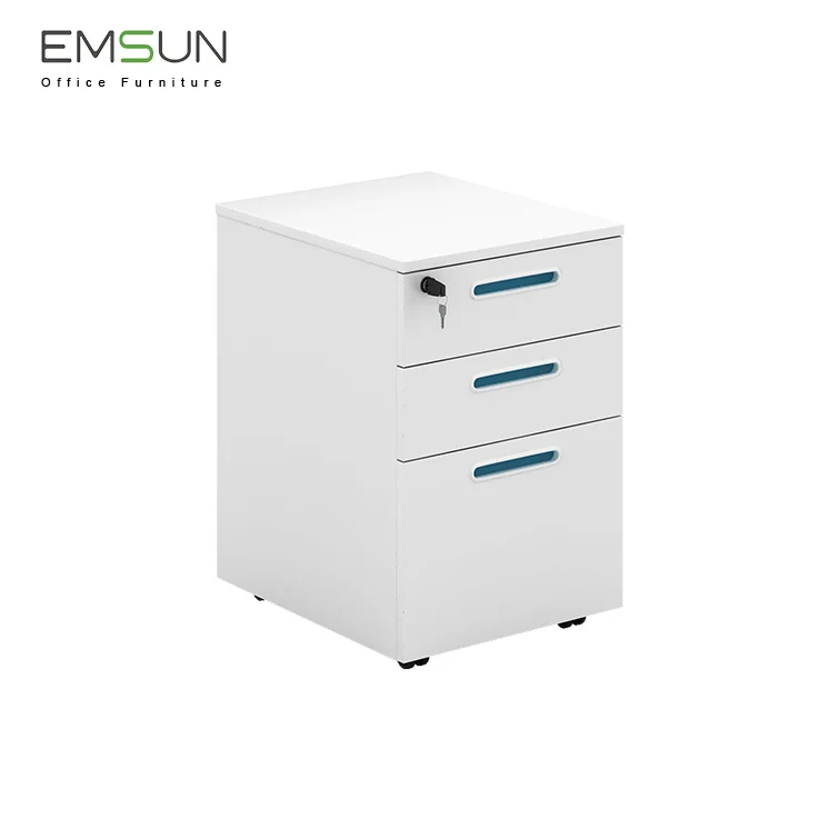 
China Modern Fireproof Wooden Storage Cabinet Office Equipment Lockable File Cabinet 