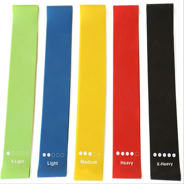 

Custom Printed Exercise Latex Resistance Bands, Red/yellow/black/blue/green/blue or customized