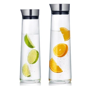 Image of Glass Water Carafe for Juice and Iced Tea