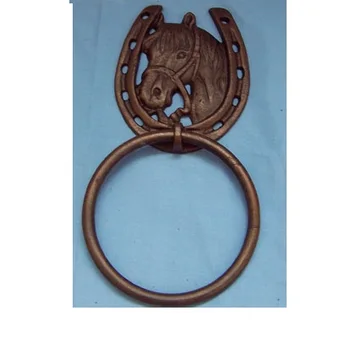 Cast Iron Towel Rack Horseshoe Bathroom Wall Decor Cast Iron Towel Rack Horseshoe Bathroom