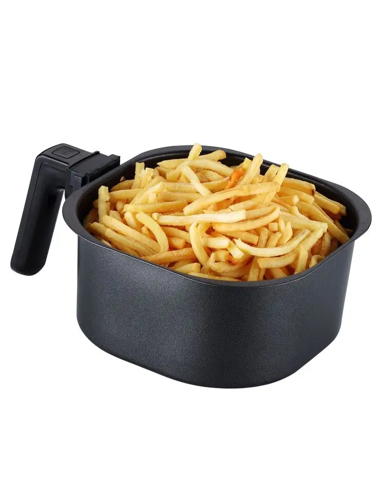 
Digital Air Fryer Oil-Free Healthy Cooking 8 One Touch Preset Modes Removable, Dishwasher-Safe Tray Free Recipe Book Included 