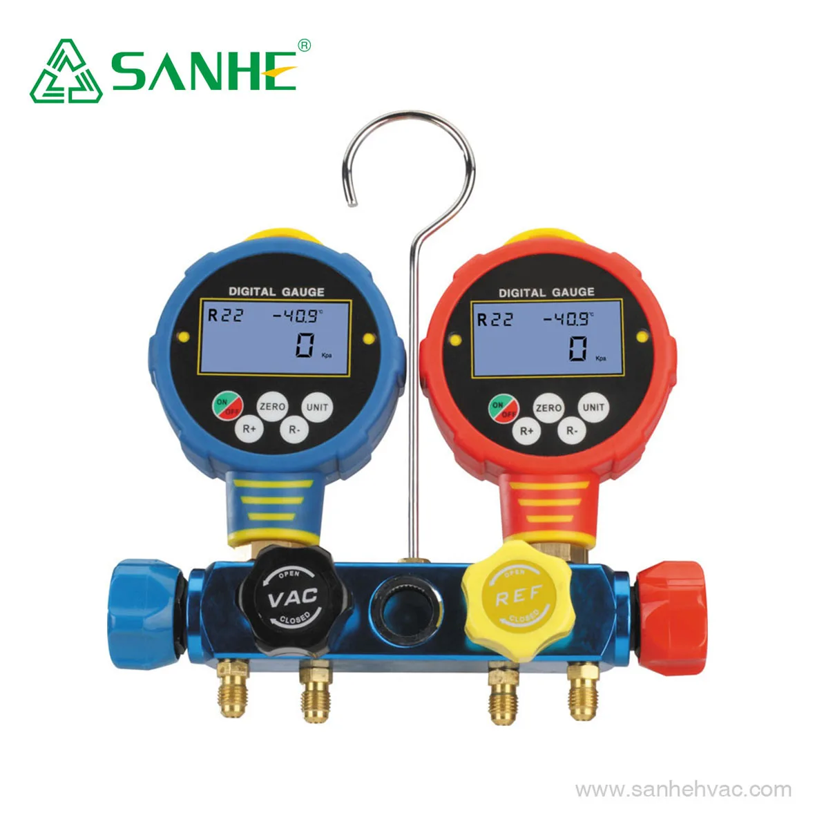 Manufacturer Digital R410a Double Manifold Gauge Buy Manifold Gauge