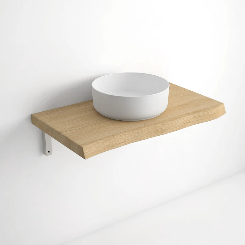 
MEIYANI supplier above counter basin engineered one piece bathroom sink matte white wash basin 