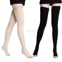 

Thigh High 20-30 mmHg graduated compression varicose veins stocking compression sock medical