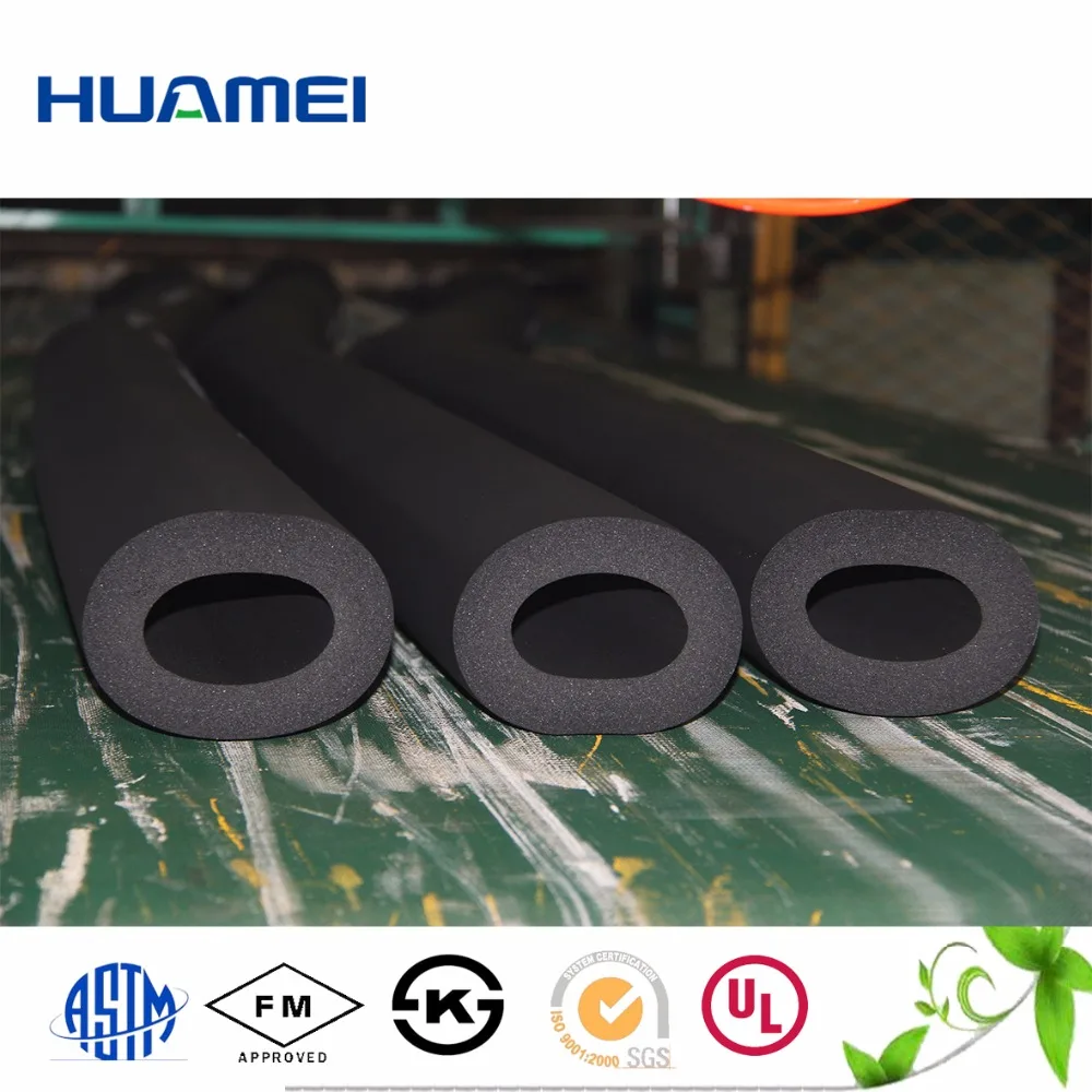 
Elastomeric Nitrile Closed Cell rubber foam Copper Pipe Insulation 