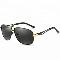 

New high quality fashion classic square luxury mens uv400 polarizing sunglasses
