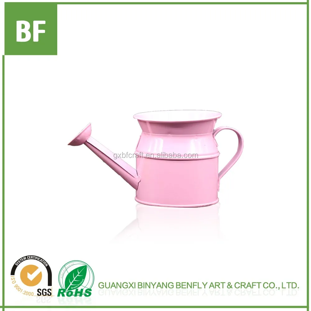 China artware metal flower watering can for home decor