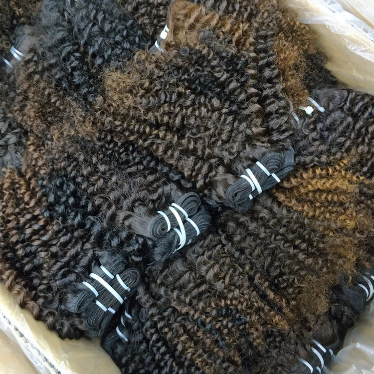 

LetsFly Wholesale 10pcs 420g Kinky Curly Original Raw Real Natural Brazilian Human Hair Unprocessed Virgin Hair weave