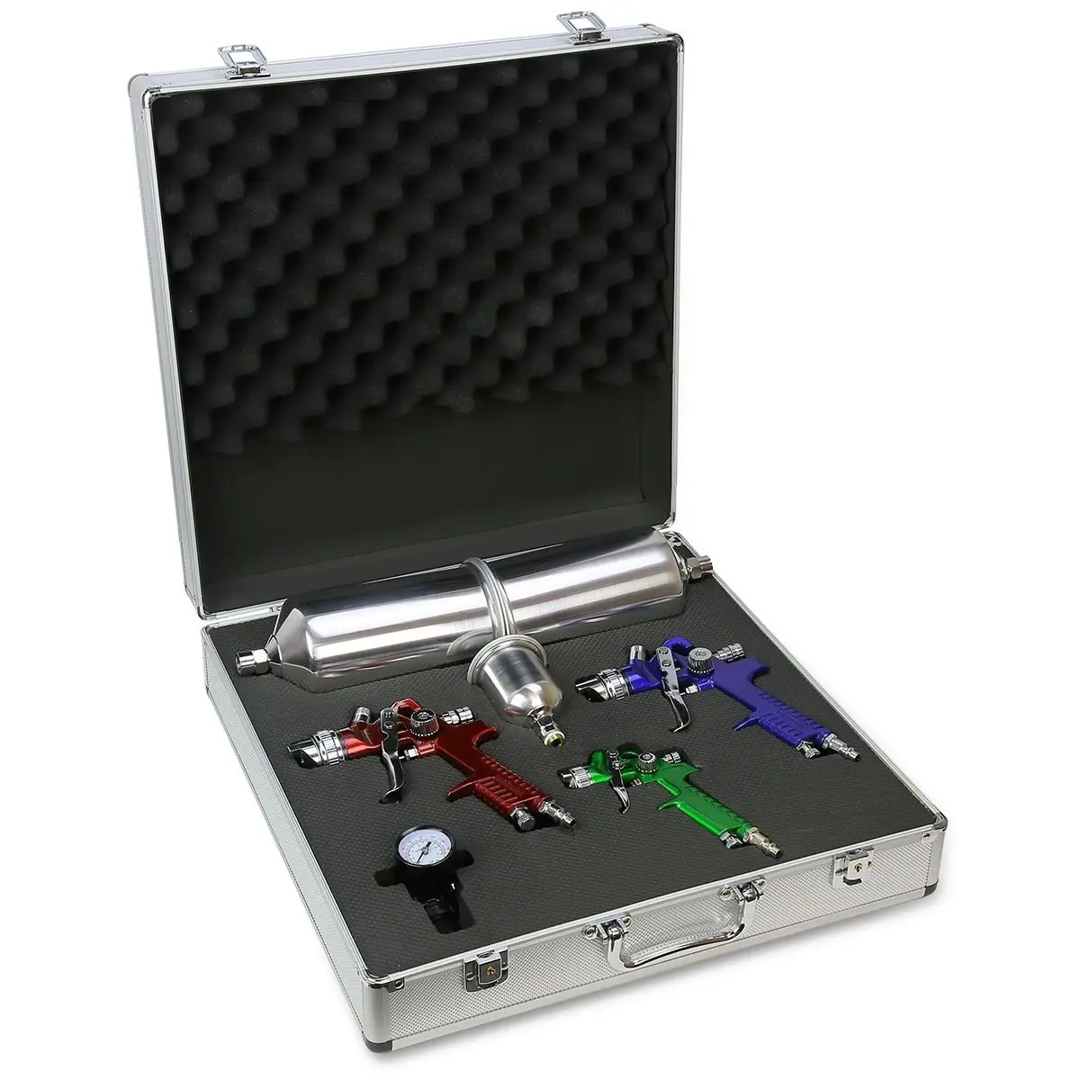 Spray Gun Kit Silver Aluminum Gun Case Buy Case For Spray Gun Kit