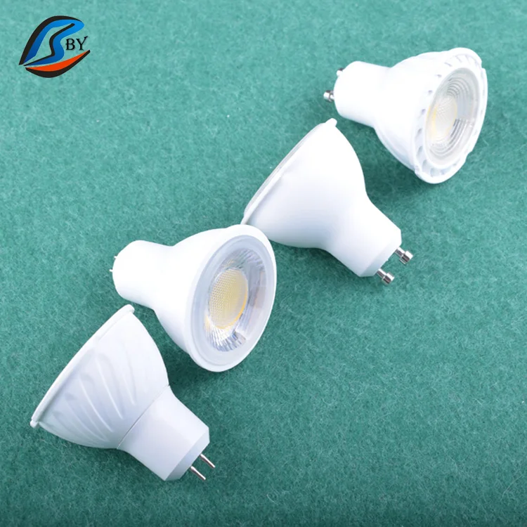 High Lumen 12V 220V GU10 COB LED Spotlight, LED Light bulb CE RoHS