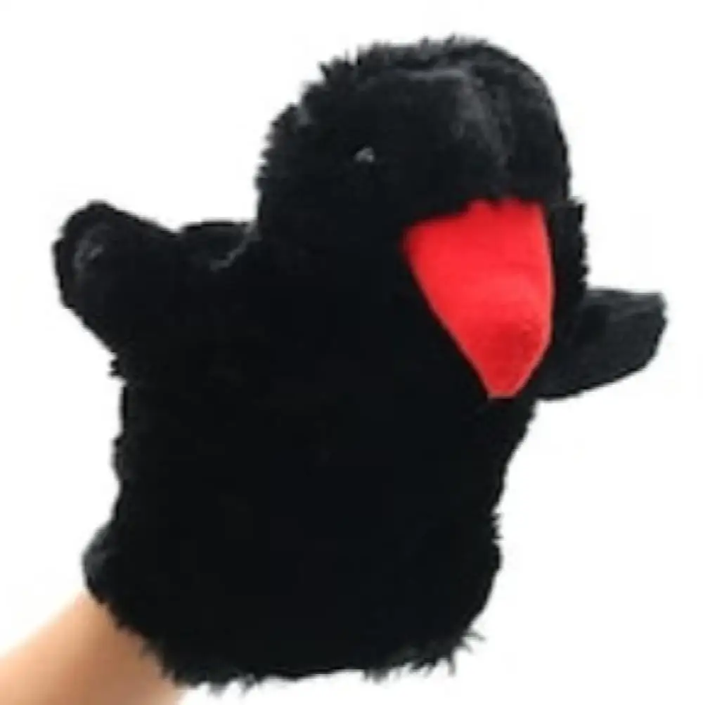 crow finger puppet