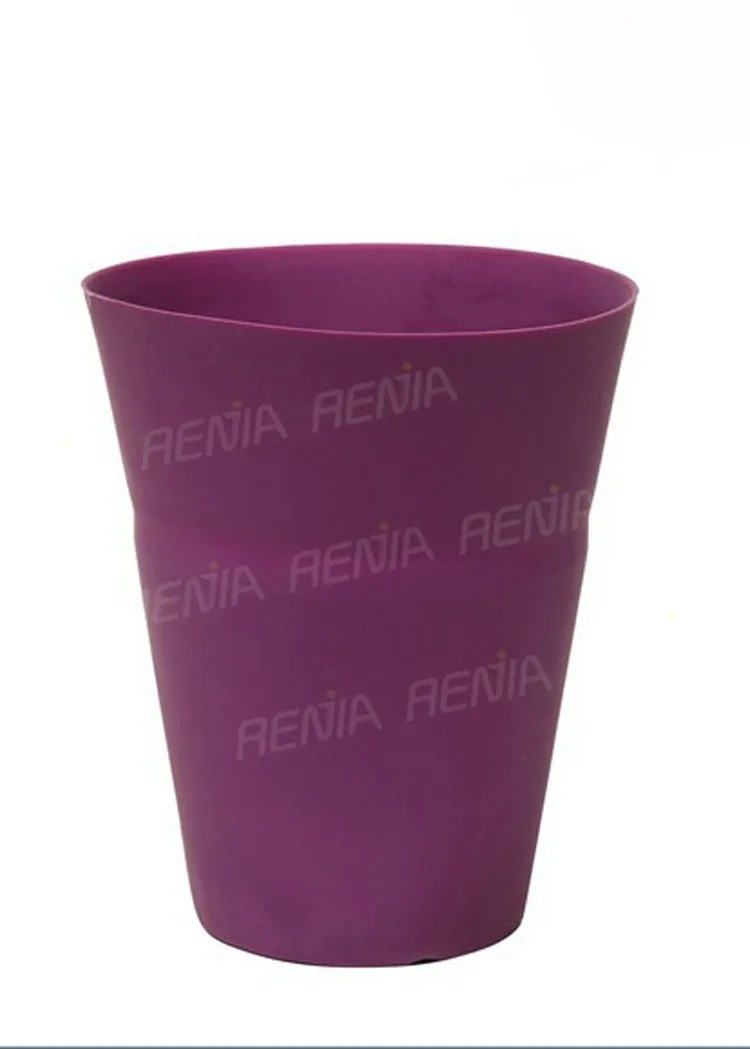 Renjia Green Plant Silicone Pot Round Flower Plant Pot Ecofriendly