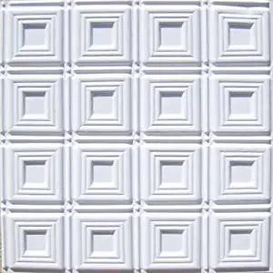 Buy Cheapest Decorative Plastic Ceiling Tile 153 White Math