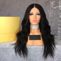 

Top Quality One Doner Hair 100% Chinese Human Hair Wig Natural Body Wave Full Lace Wig 130% Density With Natural Hair Line