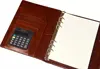 Hot sale waterproof calculator with notepad / leather menu book