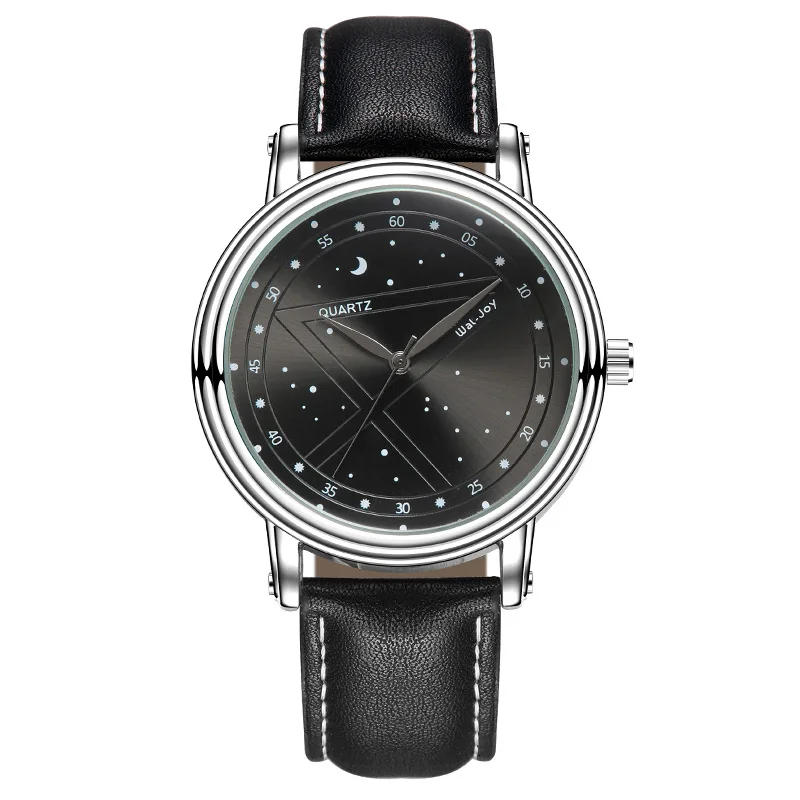 

WJ-8109 Beautiful Star Sky Design Young Men watches Fashion Cheap Waterproof Wrist Watches for Men, Mix color