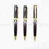 Luxury artificial handmade shell metal pens with gold components