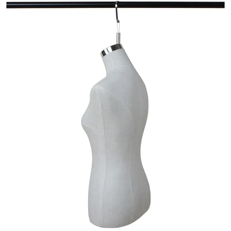 Xinji Top Grade Half Body Female Fabric Hanger Manikin Hanging Body