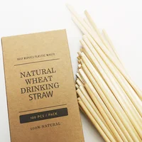 

Natural Hay Rye Biodegradable Drinking Wheat Straw