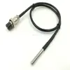 SS Housing GX16 Aviation Plug DS18B20 Temperature Sensor