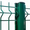 Heavy Gauge PVC Coated Wire Mesh Fence with post / 3D Wire mesh fence panel