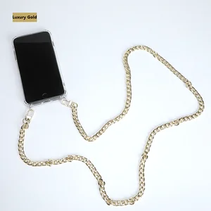 Clear Shockproof Phone Case Crossbody Chain iPhone 6 to XR