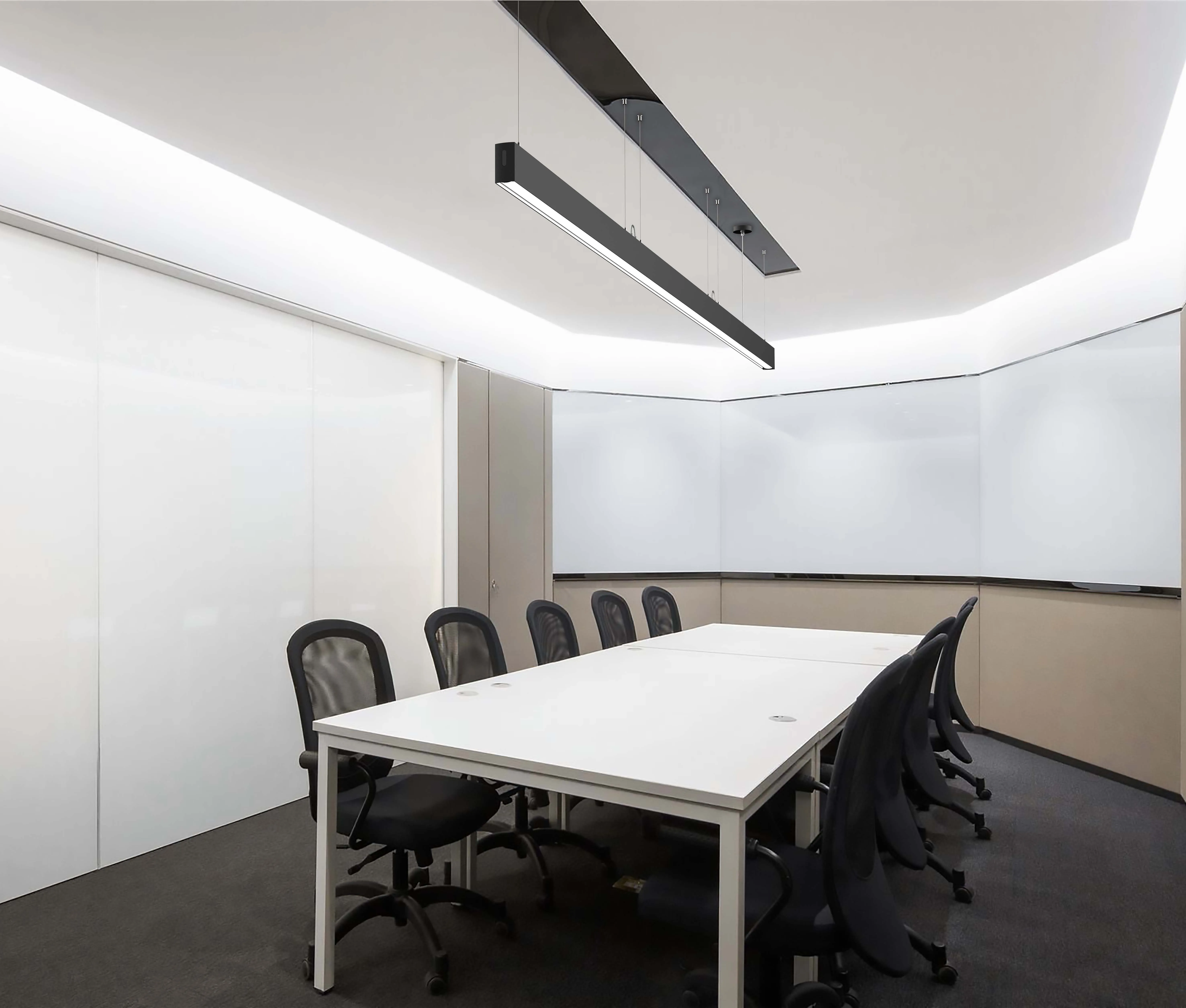 Aluminum Profile Led Linear Lighting System Led Linear Office Light