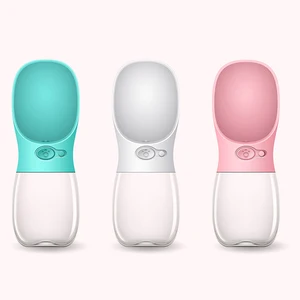 Image of Wholesale China Manufactory plastic travel Pet dog water bottle