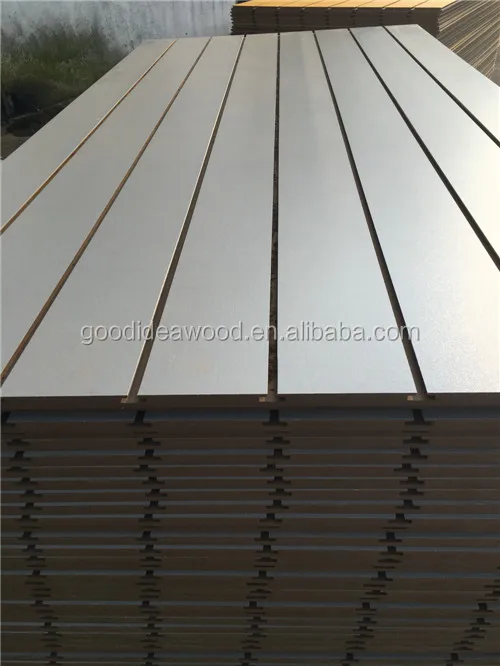 
high glossy slot melamine mdf 