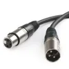 Balanced XLR Cable 6 ft Premium Series Professional Microphone Cable Powered Speakers and Other Pro Devices Cable Black