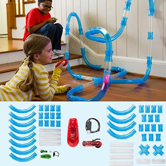 Magic Pipe Car Speed Pipes Performance Pack RC Tube Car Toy With Light