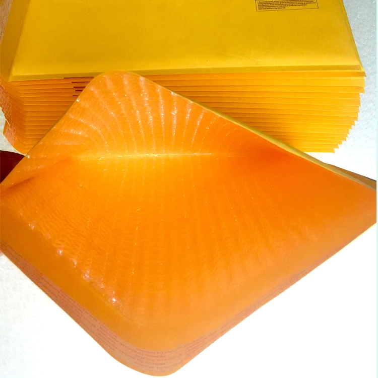 Customized sizes golden kraft bubble mailer 3.jpg