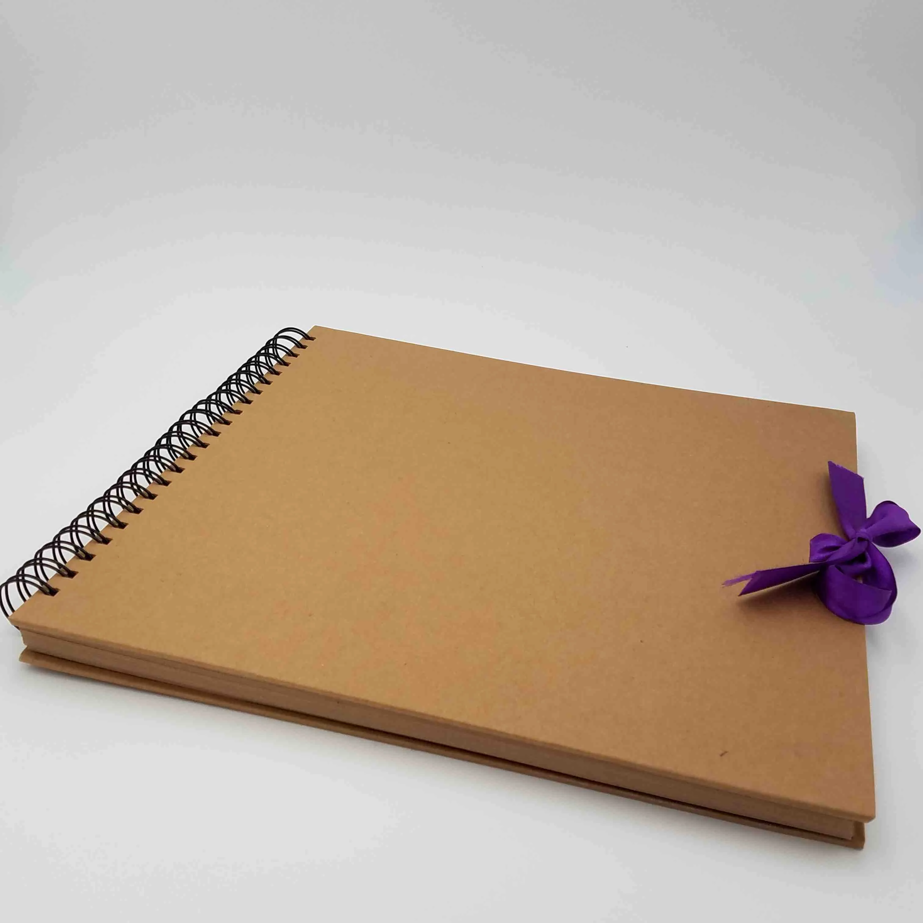 Hardcover Scrapbook Photo Album With Kraft Blank Inner Page,40 Sheets